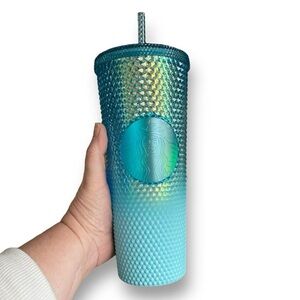 2023 Starbucks Blue Studded Gradient Tumbler